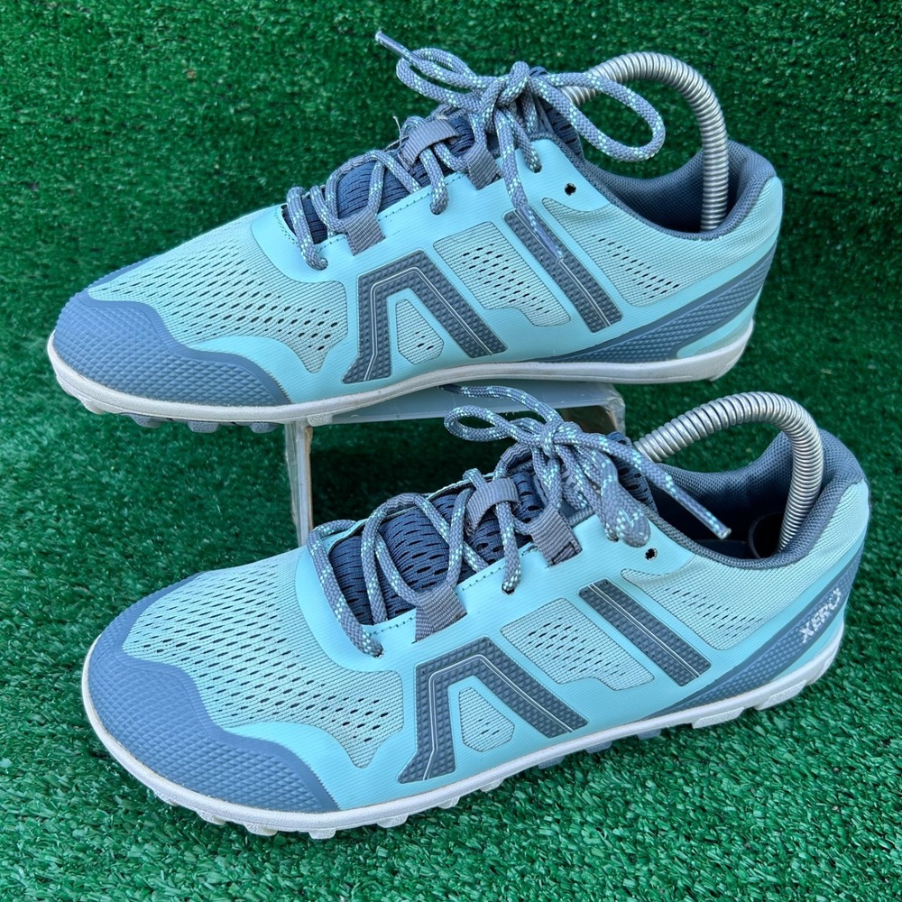 Xero Shoes Mesa Trail II Womens 7.5 Blue Grey Minimalist Trail Running Shoes